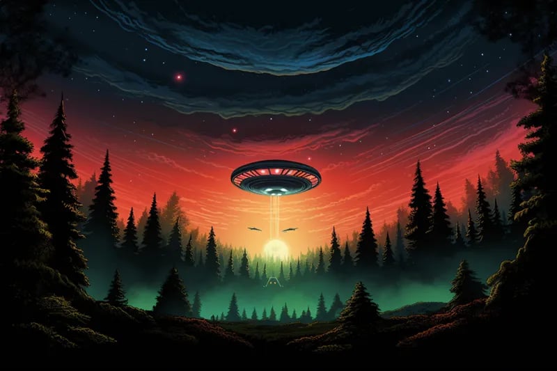 Aliens landing