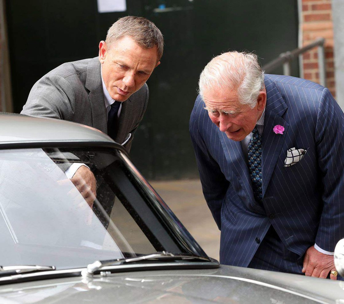Daniel Craig and Prince Charles