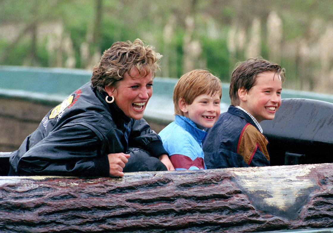 Diana, William and Harry