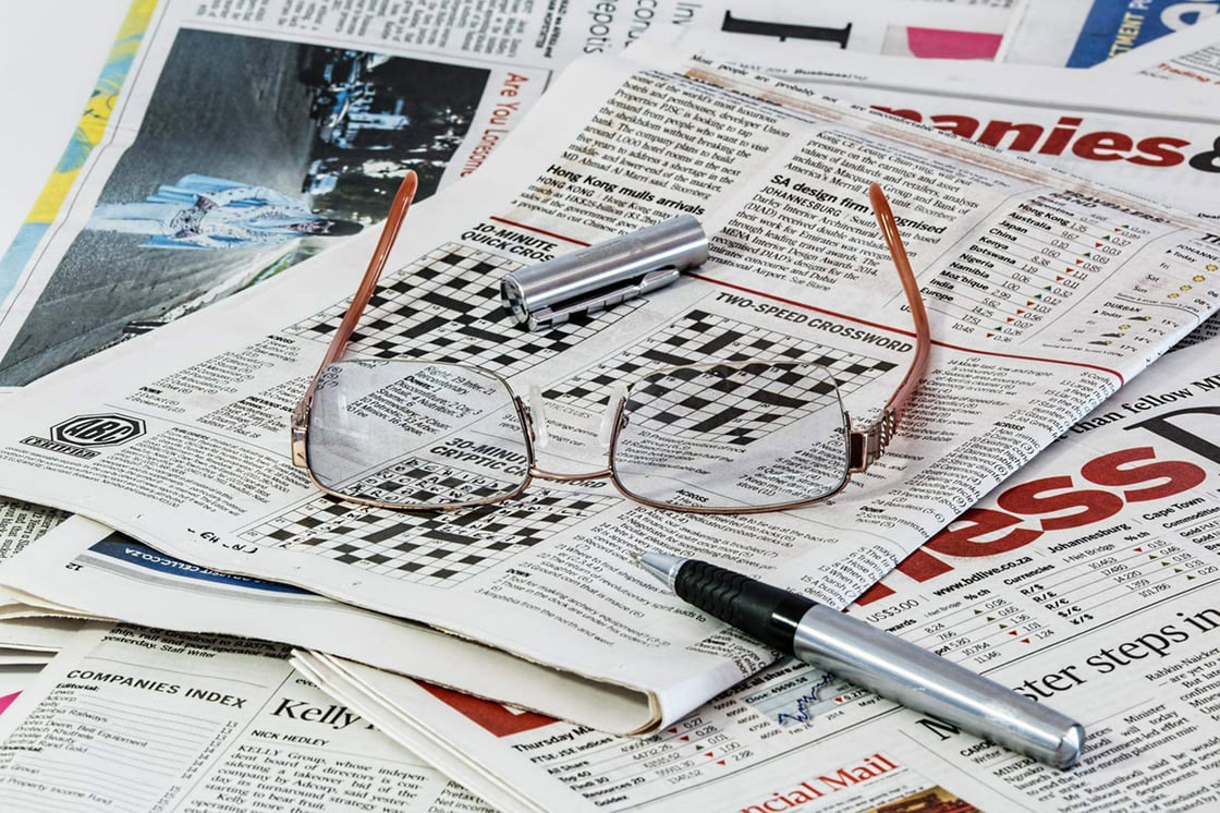 Newspaper puzzles