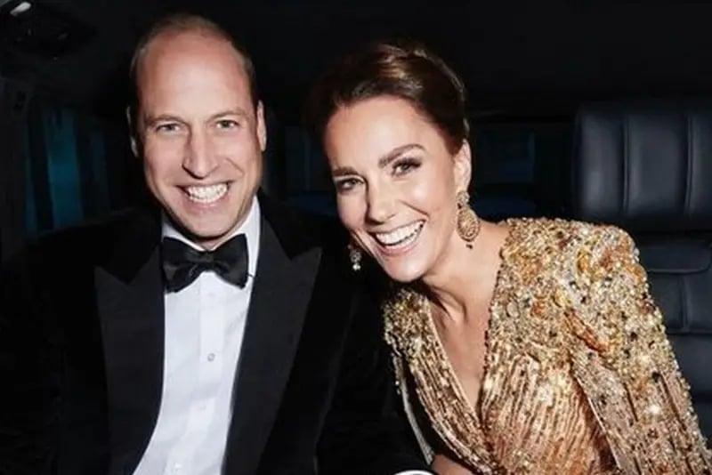William and Kate - Bond premiere