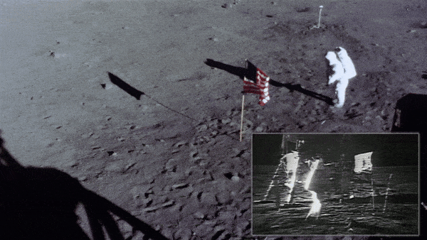 Aldrin on the moon